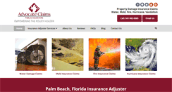 Desktop Screenshot of palmbeachinsuranceadjuster.com